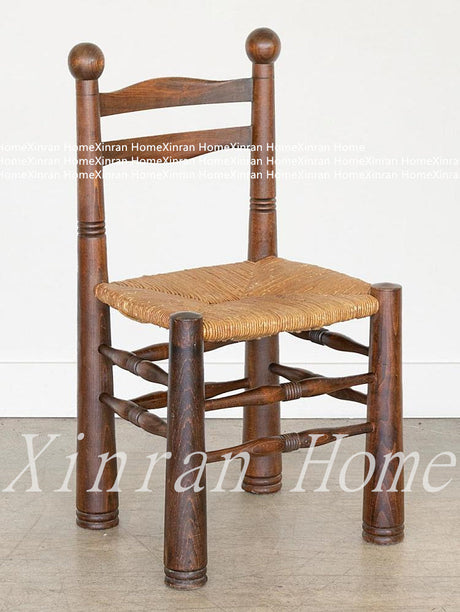 GENJI Kaori Retro Design Solid Wood Dining Chair from GENJI