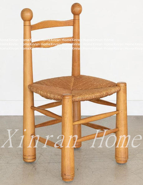GENJI Kaori Retro Design Solid Wood Dining Chair from GENJI