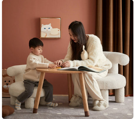 GENJI Kaori Trendy Lambskin Reading Chair from GENJI