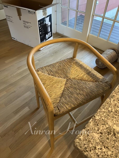 GENJI Kintaro Rustic Elegant Solid Wood Dining Chair from GENJI