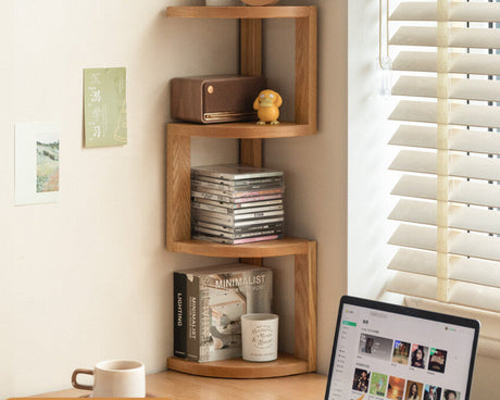 GENJI Kintaro Rustic Solid Wood Bookshelf from GENJI