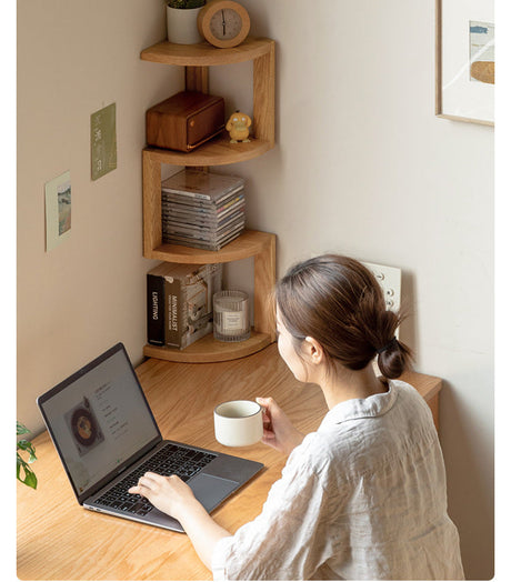 GENJI Kintaro Rustic Solid Wood Bookshelf from GENJI