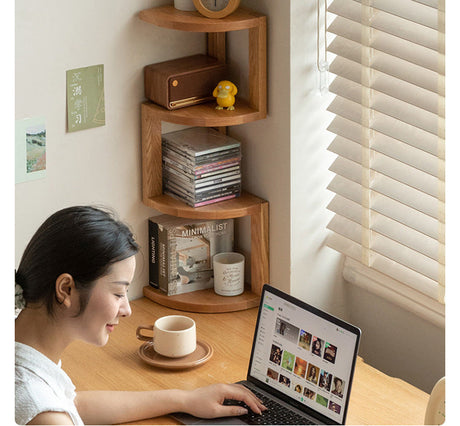 GENJI Kintaro Rustic Solid Wood Bookshelf from GENJI