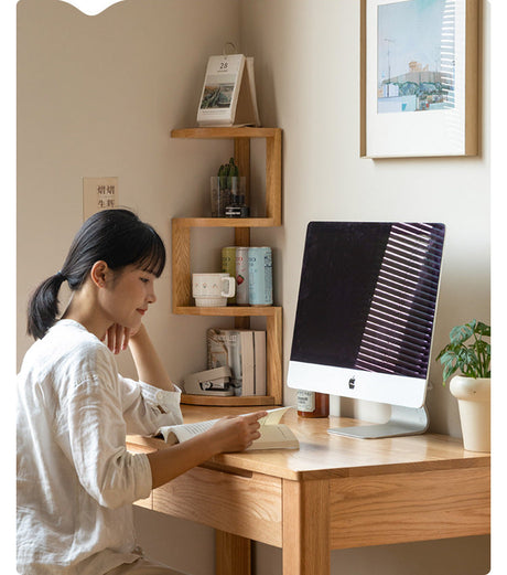 GENJI Kintaro Rustic Solid Wood Bookshelf from GENJI