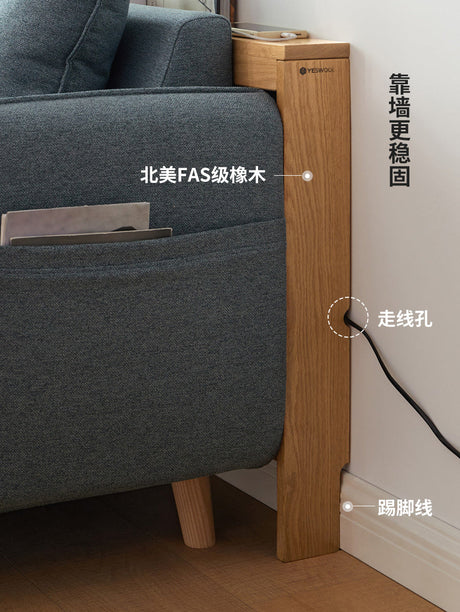 GENJI Kiyoshi Elegant Solid Wood Multi-Functional Wall Shelf from GENJI