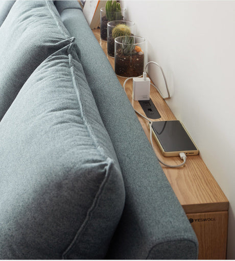 GENJI Kiyoshi Elegant Solid Wood Multi-Functional Wall Shelf from GENJI