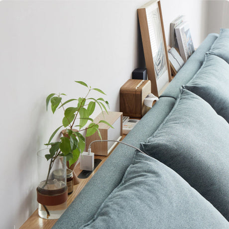 GENJI Kiyoshi Elegant Solid Wood Multi-Functional Wall Shelf from GENJI