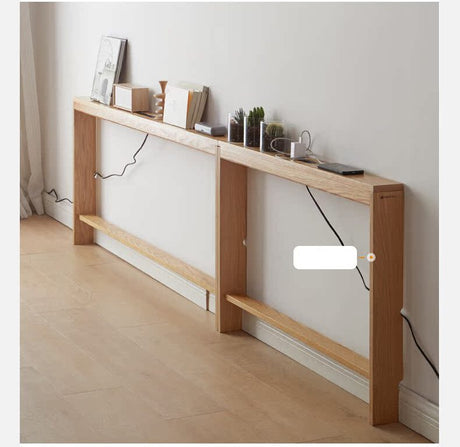 GENJI Kiyoshi Elegant Solid Wood Multi-Functional Wall Shelf from GENJI