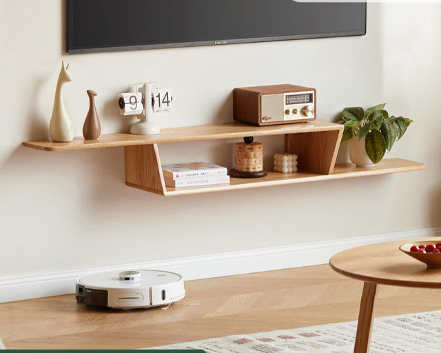 GENJI Mariposa Elegant Solid Wood Narrow TV Cabinet from GENJI
