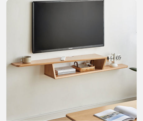 GENJI Mariposa Elegant Solid Wood Narrow TV Cabinet from GENJI