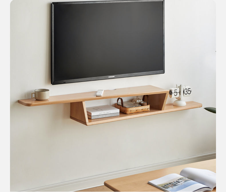 GENJI Mariposa Elegant Solid Wood Narrow TV Cabinet from GENJI