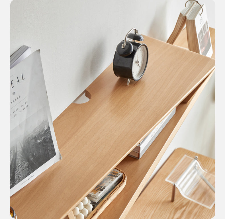 GENJI Mariposa Elegant Solid Wood Narrow TV Cabinet from GENJI
