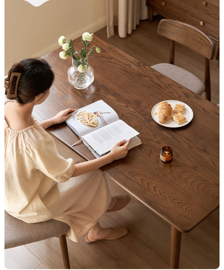 GENJI Marisol Scandinavian Peach Highchair Natural Wood Feed Table from GENJI