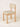 GENJI Rosalind Luxurious Lambskin Vintage Dining Chair from GENJI