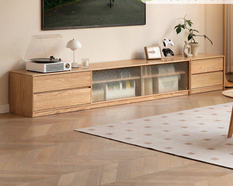 GENJI Santiago Elegant Solid Wood TV Cabinet Combo from GENJI