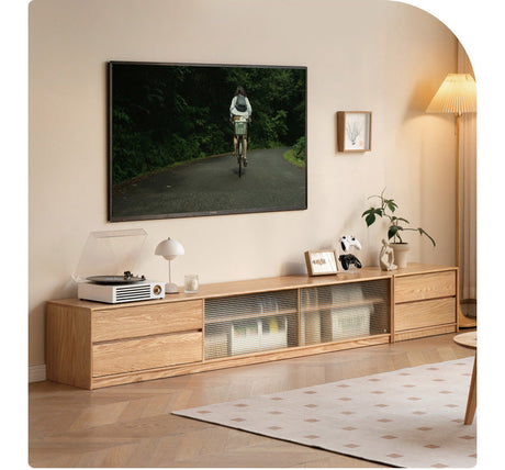 GENJI Santiago Elegant Solid Wood TV Cabinet Combo from GENJI