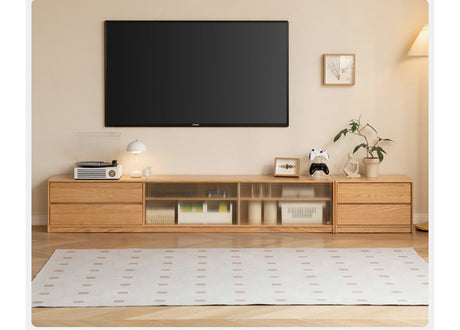 GENJI Santiago Elegant Solid Wood TV Cabinet Combo from GENJI