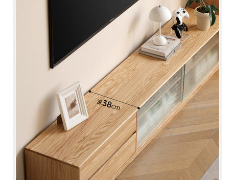 GENJI Santiago Elegant Solid Wood TV Cabinet Combo from GENJI