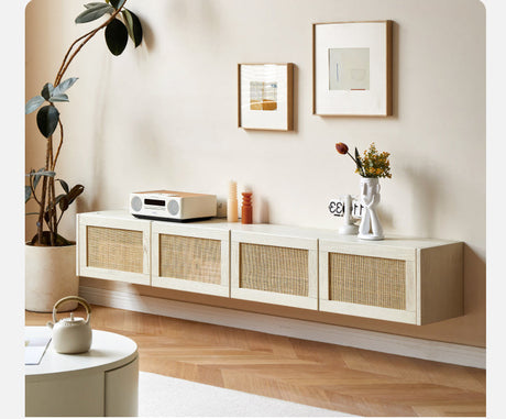 GENJI Santiago Minimalist Oak Storage TV Cabinet from GENJI