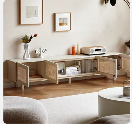 GENJI Santiago Minimalist Oak Storage TV Cabinet from GENJI