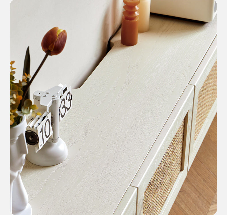 GENJI Santiago Minimalist Oak Storage TV Cabinet from GENJI
