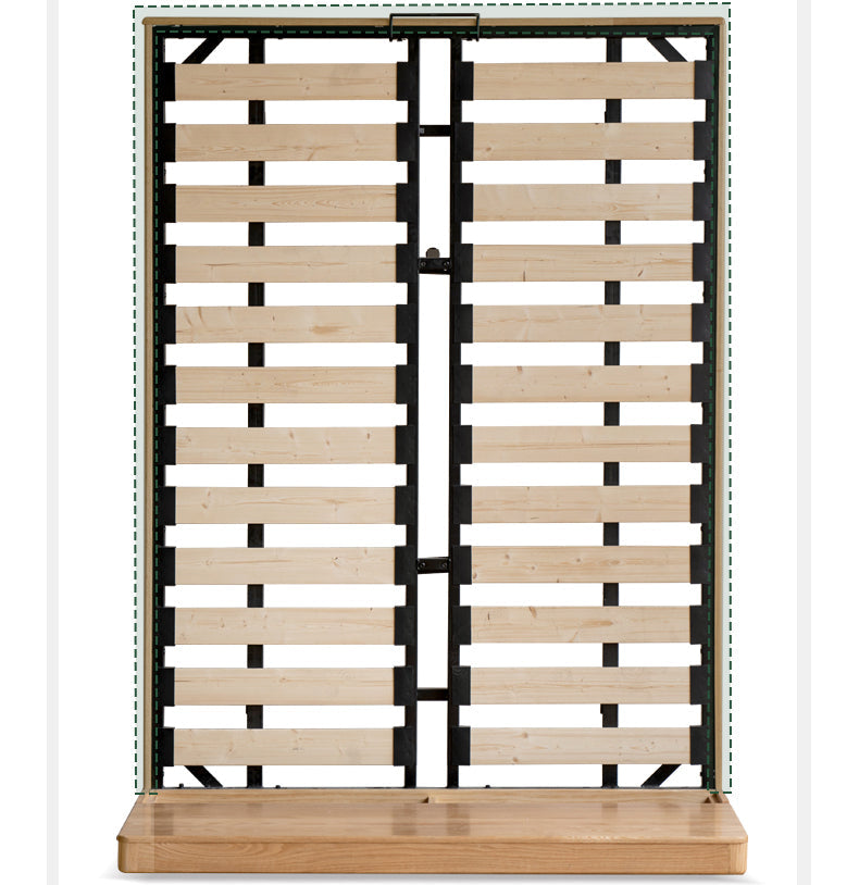 GENJI Santiago Minimalist Solid Wood Double Bed from GENJI
