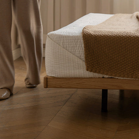 GENJI Santiago Minimalist Solid Wood Double Bed from GENJI