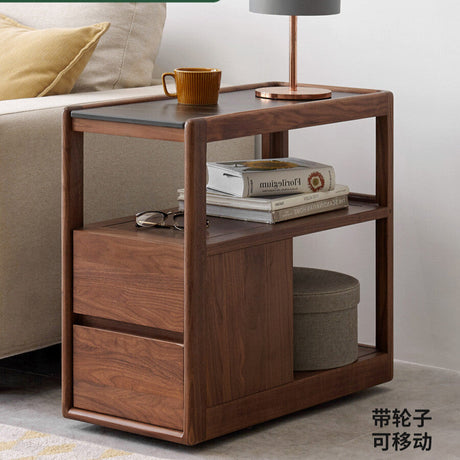 GENJI Takamatsu Elegant Solid Wood Side Table from GENJI