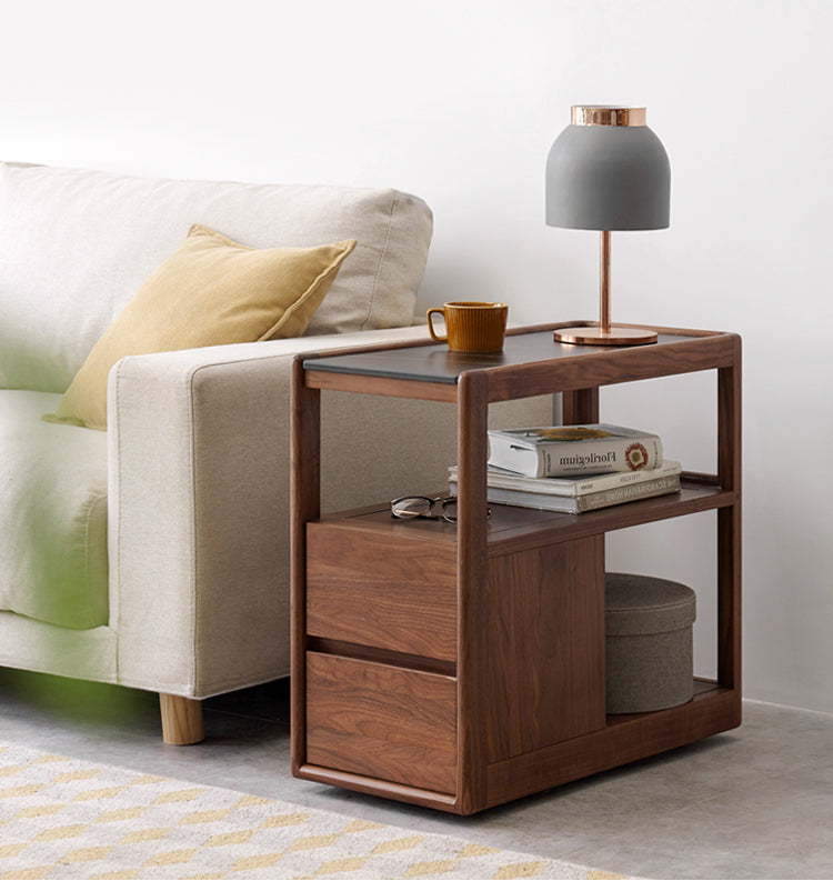 GENJI Takamatsu Elegant Solid Wood Side Table from GENJI