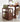GENJI Takamatsu Elegant Solid Wood Side Table from GENJI