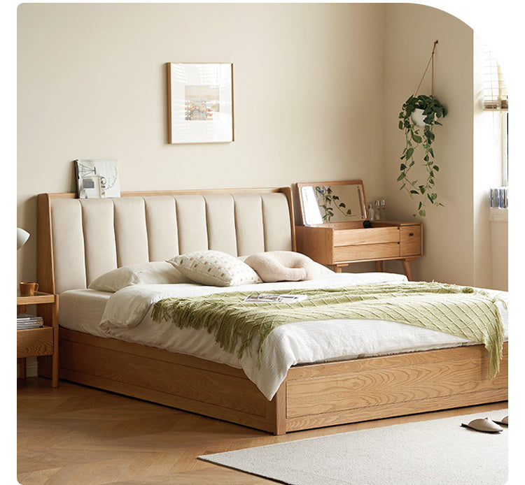 GENJI Takamatsu Elegant Solid Wood Storage Bed from GENJI