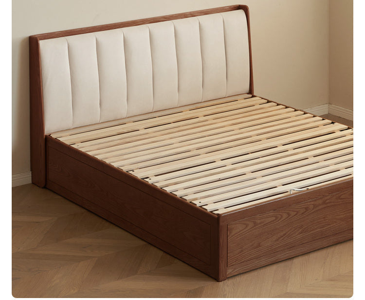 GENJI Takamatsu Elegant Solid Wood Storage Bed from GENJI