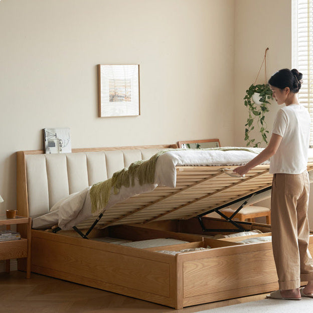 GENJI Takamatsu Elegant Solid Wood Storage Bed from GENJI