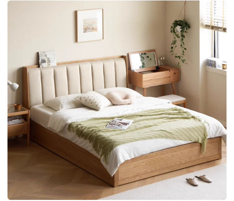 GENJI Takamatsu Elegant Solid Wood Storage Bed from GENJI