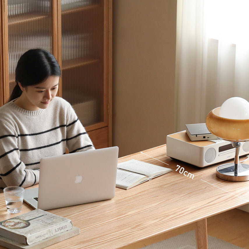 GENJI Takumi Elegant Solid Wood Large Desk from GENJI