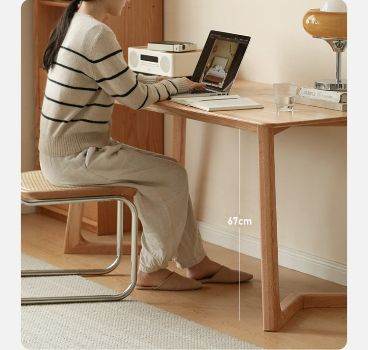 GENJI Takumi Elegant Solid Wood Large Desk from GENJI
