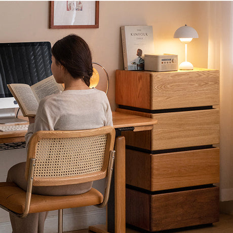 GENJI Takumi Elegant Solid Wood Nightstand from GENJI