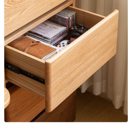GENJI Takumi Elegant Solid Wood Nightstand from GENJI