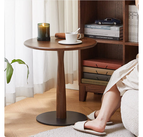 GENJI Tamsin Elegant Wooden Small Round Table from GENJI
