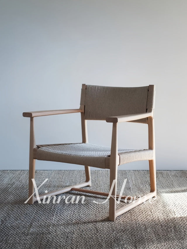 GENJI Yamanashi Rustic Elegant Rattan Leisure Chair from GENJI