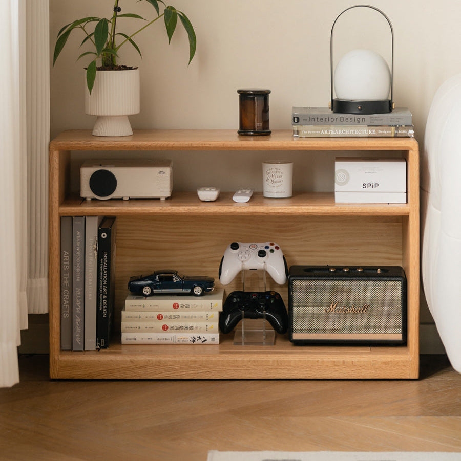 GENJI Yasmin Sleek Solid Wood Side Table from GENJI