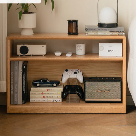 GENJI Yasmin Sleek Solid Wood Side Table from GENJI