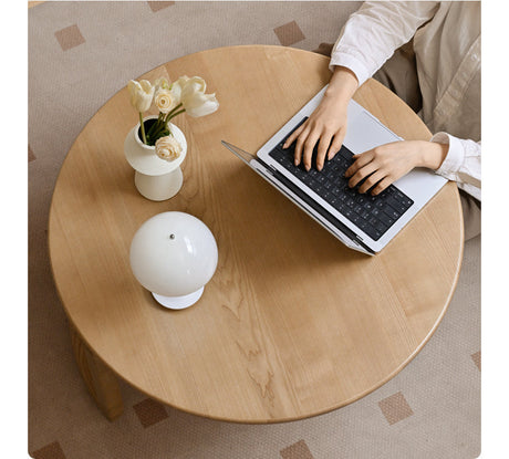 GENJI Yoshiko Minimalist Ash Wood Coffee Table from GENJI