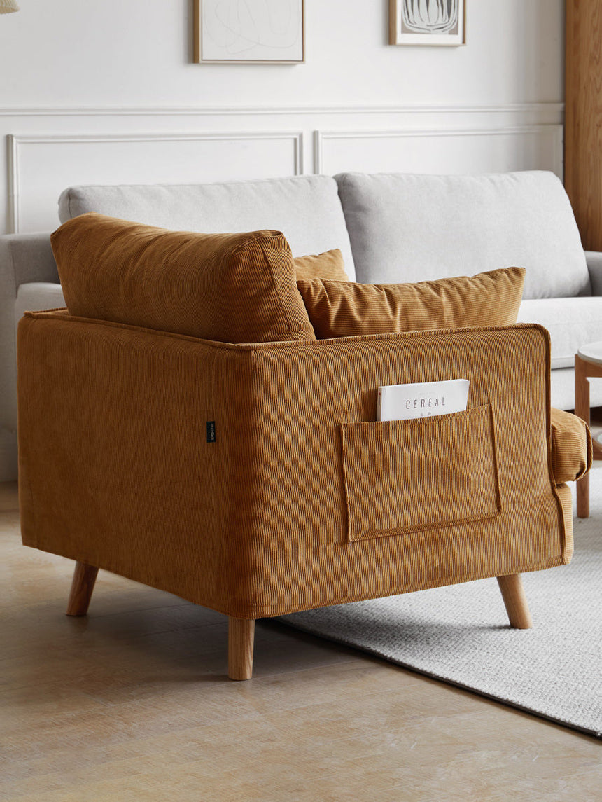 GENJI Yūrei Modern Minimalistic Leisure Sofa from GENJI