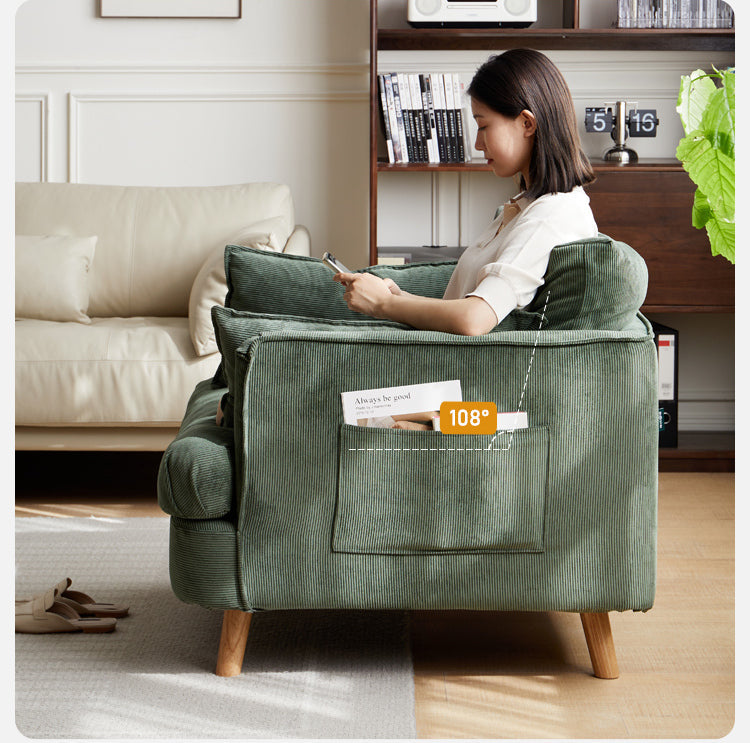 GENJI Yūrei Modern Minimalistic Leisure Sofa from GENJI