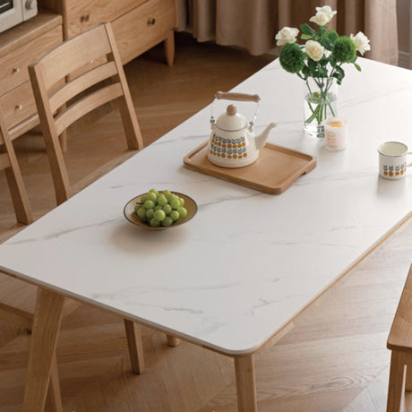 GENJI Yuzuki Minimalist Solid Wood Dining Table from GENJI