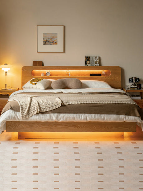 GENJI Yuzuki Minimalist Wooden Bed Storage Box Modern Design from GENJI