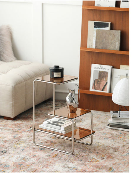 HANKE Alexandro Sleek Minimalist Multi-Layered Bed Frame from HANKE