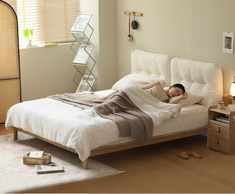 HANKE Elowen Luxurious Solid Wood Cloud Bed from HANKE