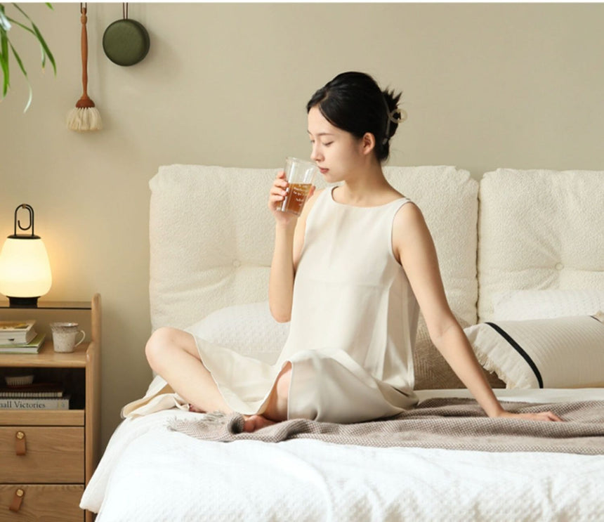 HANKE Elowen Luxurious Solid Wood Cloud Bed from HANKE